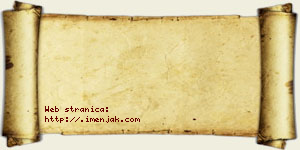 Mina Stojančić vizit kartica